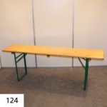 124 Pöytä, 220x52 cm